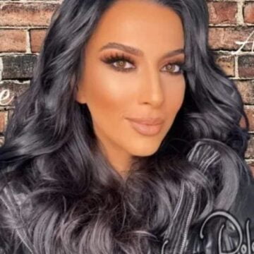 leonora1 Pas ndarjes nga burri, Leonora Poloska shfaqet për herë të parë në këtë gjendje