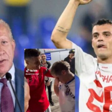 Djali i Behgjet Pacollit shpërthen në lot kur e takon Granit Xhaken