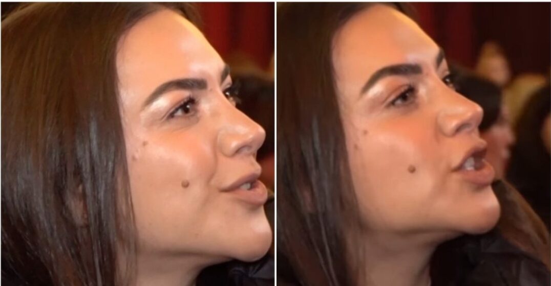 sara E pyeti për Ledrin, Sara Hoxha inatoset me gazetarin: Duhet të ndalosh t’i japësh kaq shumë gojës