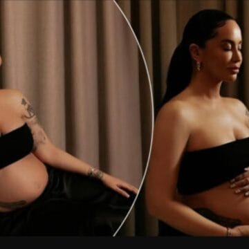 Dafina Zeqiri tregon se sa shumë i është fryrë barku, kjo është gjendja e saj pak para lindjes së djalit