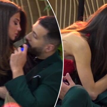 Loredana nuk i reziston Jozit, i vërsulet edhe e puth me gjithë afsh në oborr (PAMJE)