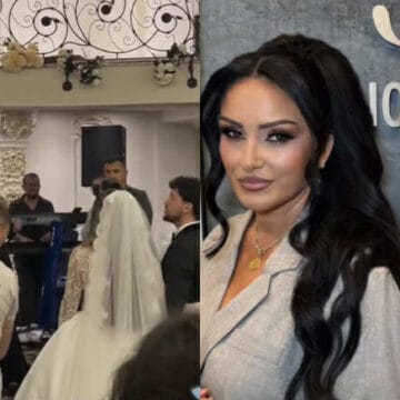 Motrat Mustafa e kallin atmosferën në dasmën e nipit, ato po duken si zonja të mëdha me këto fustane