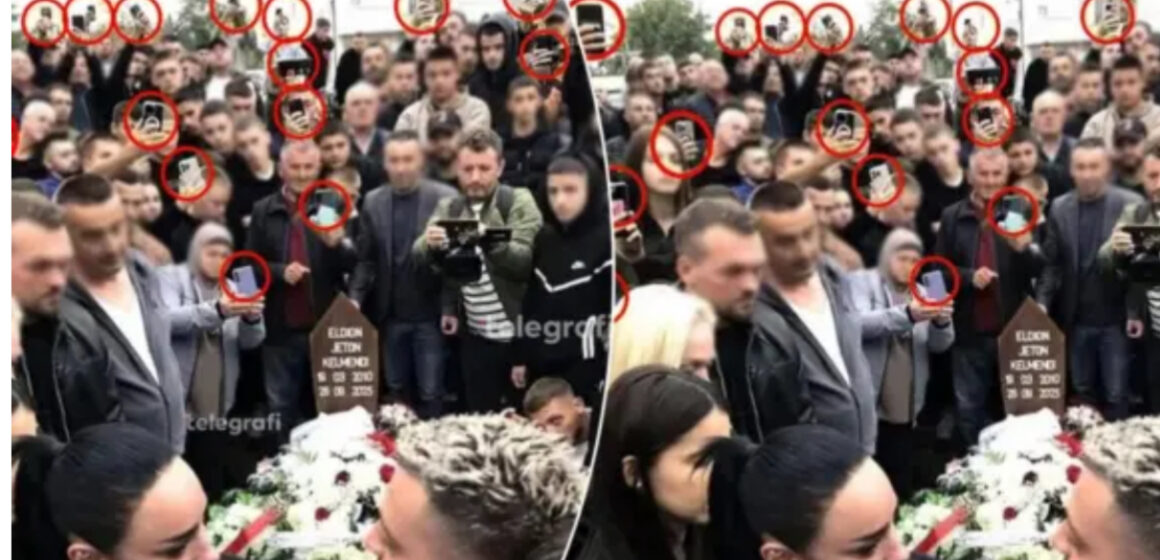 As në varrim nuk munguan kamerat, ngushëllimi mes Eglit dhe Gjestit kthehet në skenë serialesh turke