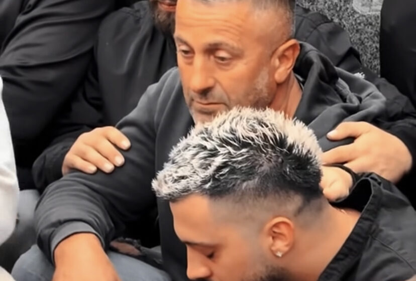 IMG_7801 Me dhimbje në shpirt, babi i Gjestit i jep lamtumirën e fundit djalit të tij në lule të rinisë