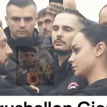 download (2) Egli merr pjesë në ceremoninë e varrimit të vëllait të Gjestit, ajo e përqafoi me shumë mallë Gjestin