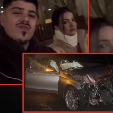 E paskan parë vdekjen me sy, publikohen pamje nga aksidenti i Ritës dhe Fidanit – fytyrat e tyre do t’iu rrënqethin