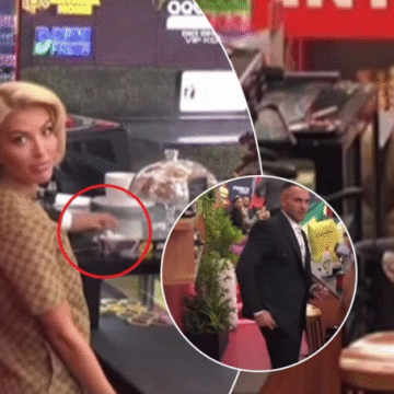 PAMJET e dyshimta në BBVK bëhen virale në rrjetet sociale, Edi fut një qese të bardhë në xhep, Dolce ulet fshehurazi poshtë banakut