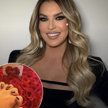 Screenshot Leonora ndan momentin e parë romantik me partnerin – ky qenka burri misterioz i saj