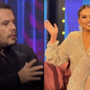 Atmosferë e zjarrtë: Valdrin Sahiti shkrihet së qeshuri me Leonora Jakupin