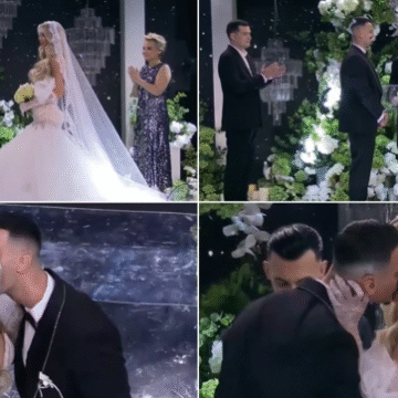 Martohen Brikena dhe Mateo – puthje pasionante mes çiftit gjatë ceremonisë në Big Brother